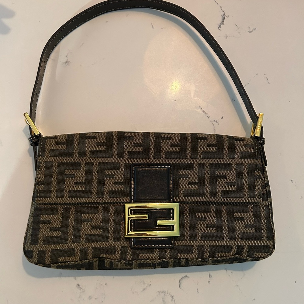 Monogram Brown and Black Women's Bag